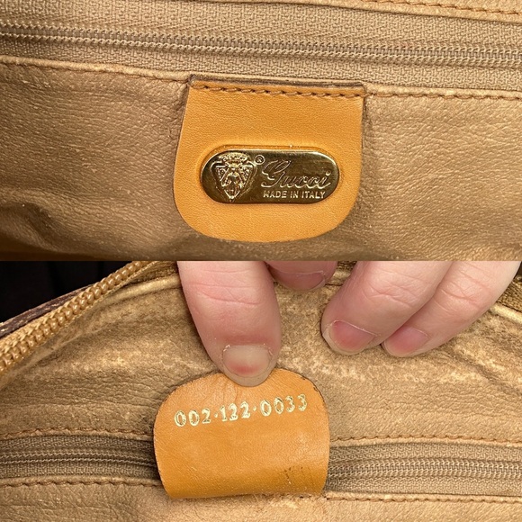 Gucci Vintage Boston Style Satchel Micro GG Coated Canvas 1980s w/ strap & COA - Picture 10 of 14